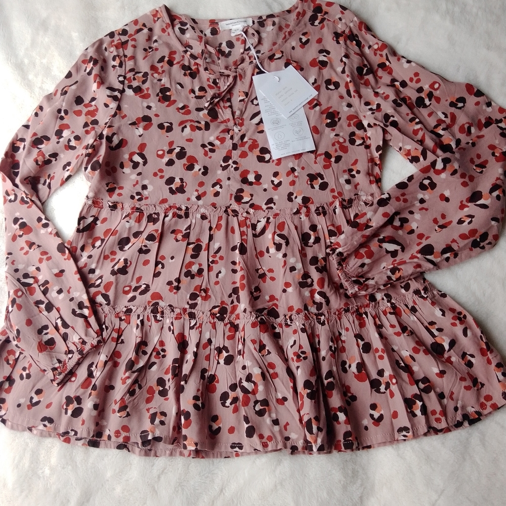 Beach lunch lounge collection Opal style blouse size S